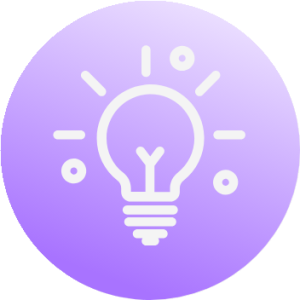 Icone ampoule, innovation