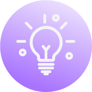 Icone ampoule, innovation